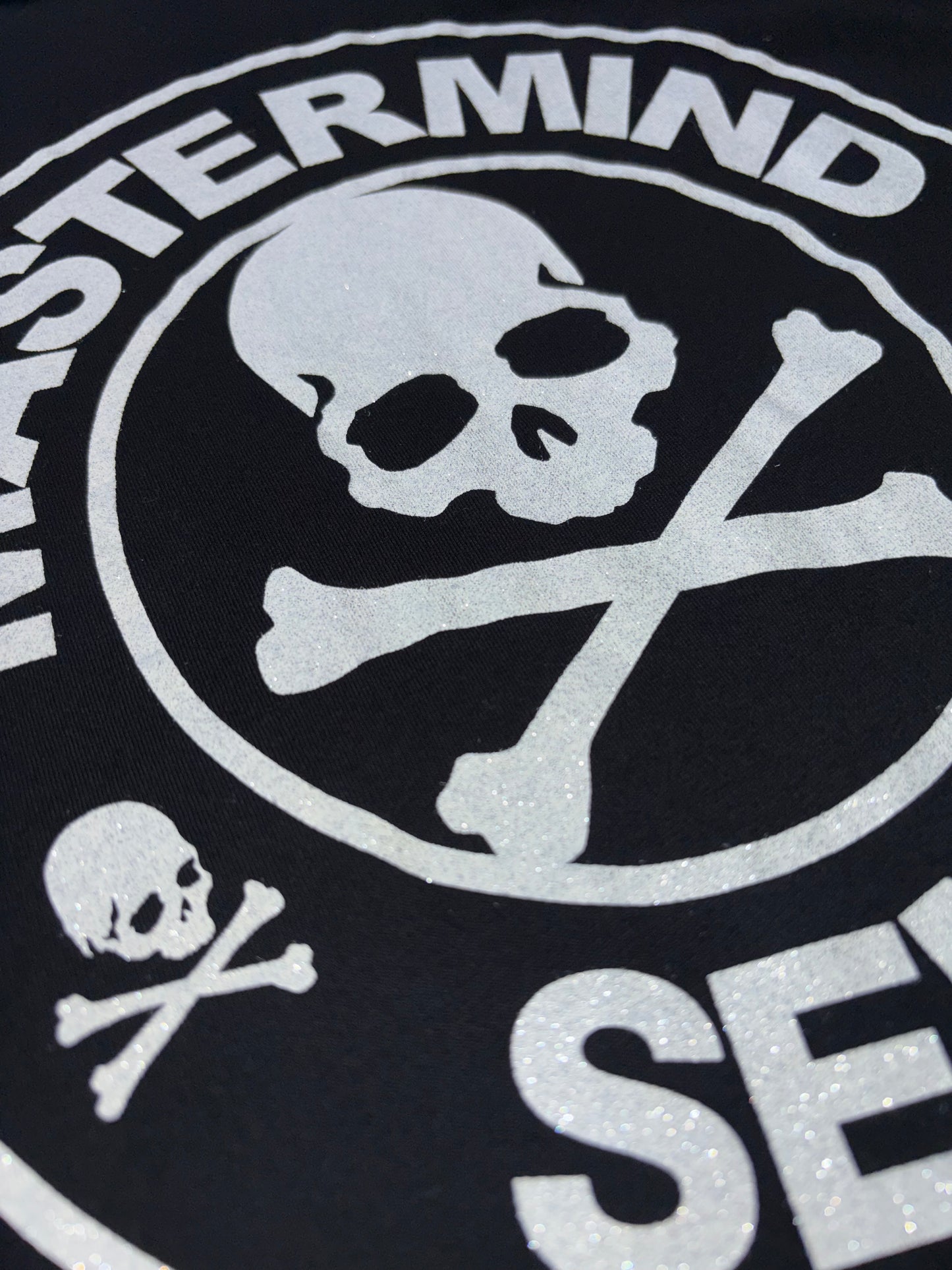 Mastermind Japan Glitter Print T-Shirt (S)