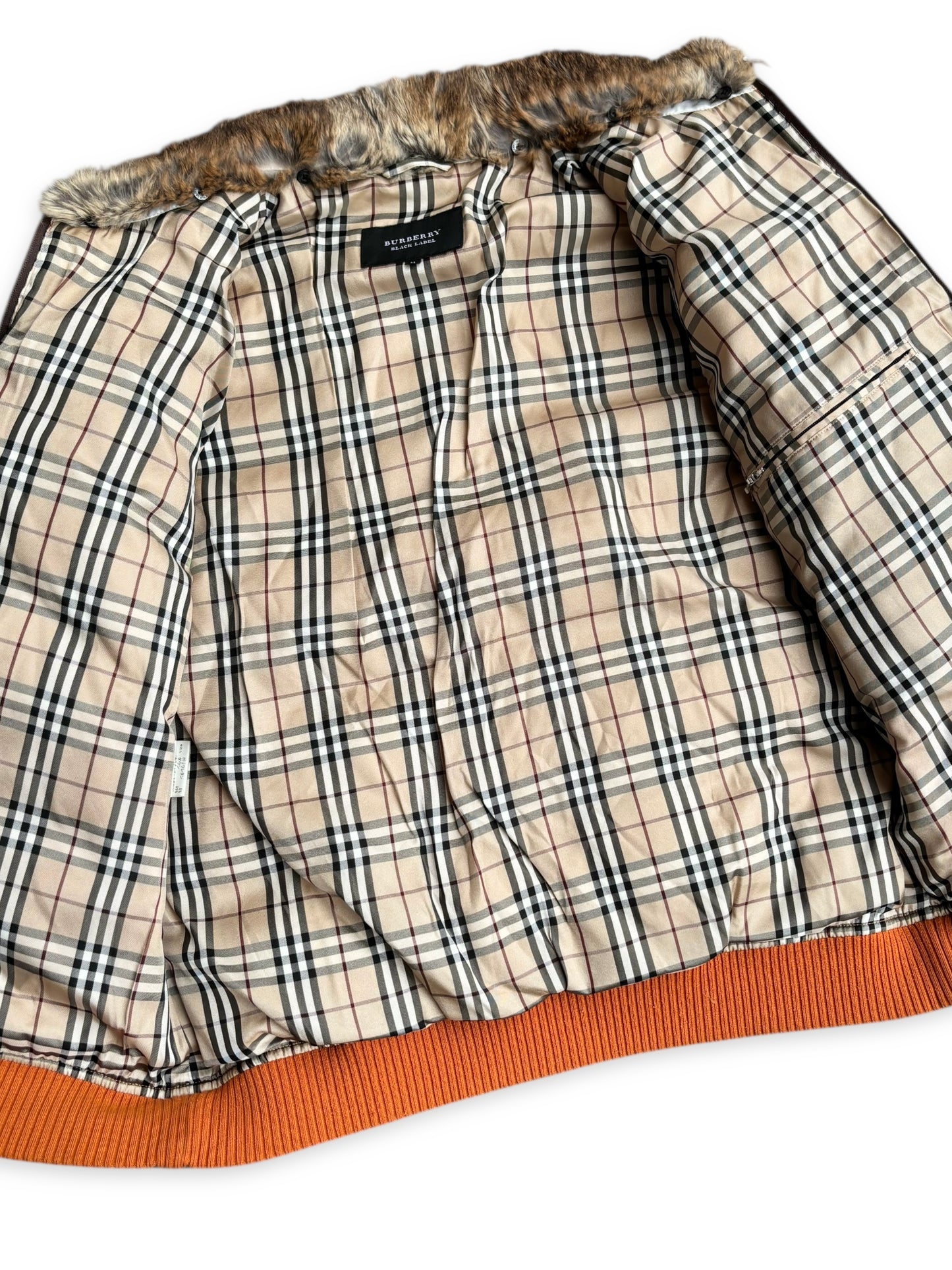 Burberry Black Label Fur Puffer Jacket (M)