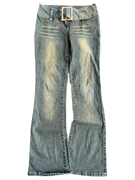 2000s Japanese Flared Denim (S)