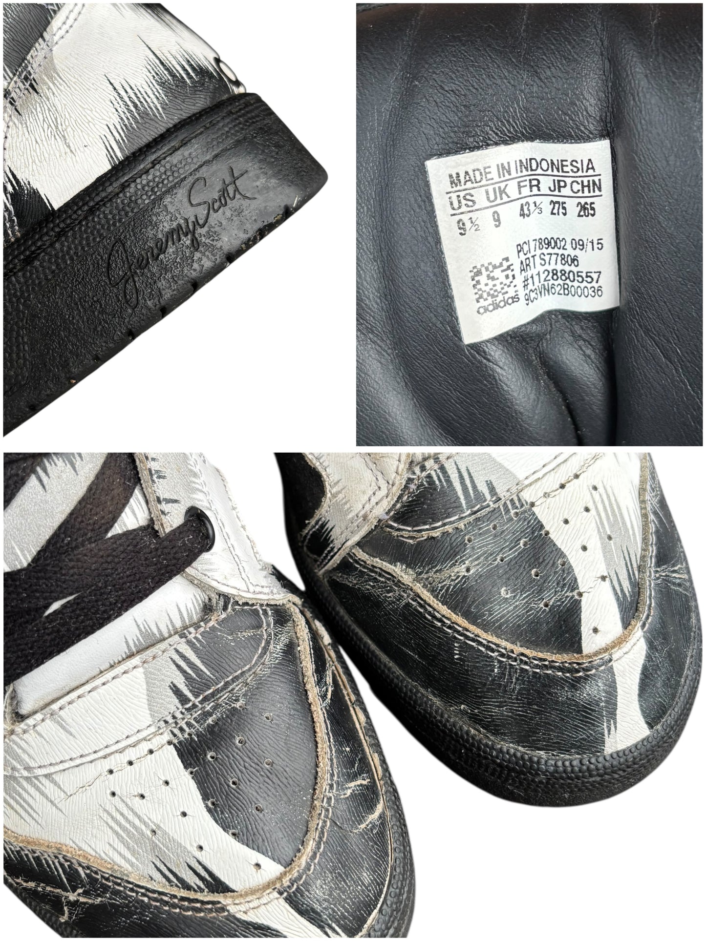 Adidas Jeremy Scott Instinct Marble Pattern (43⅓)