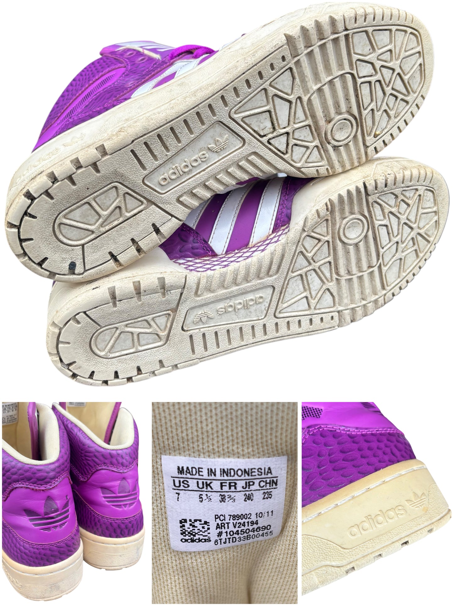 2011 Adidas Attitude Big Logo Sneaker (38⅔)