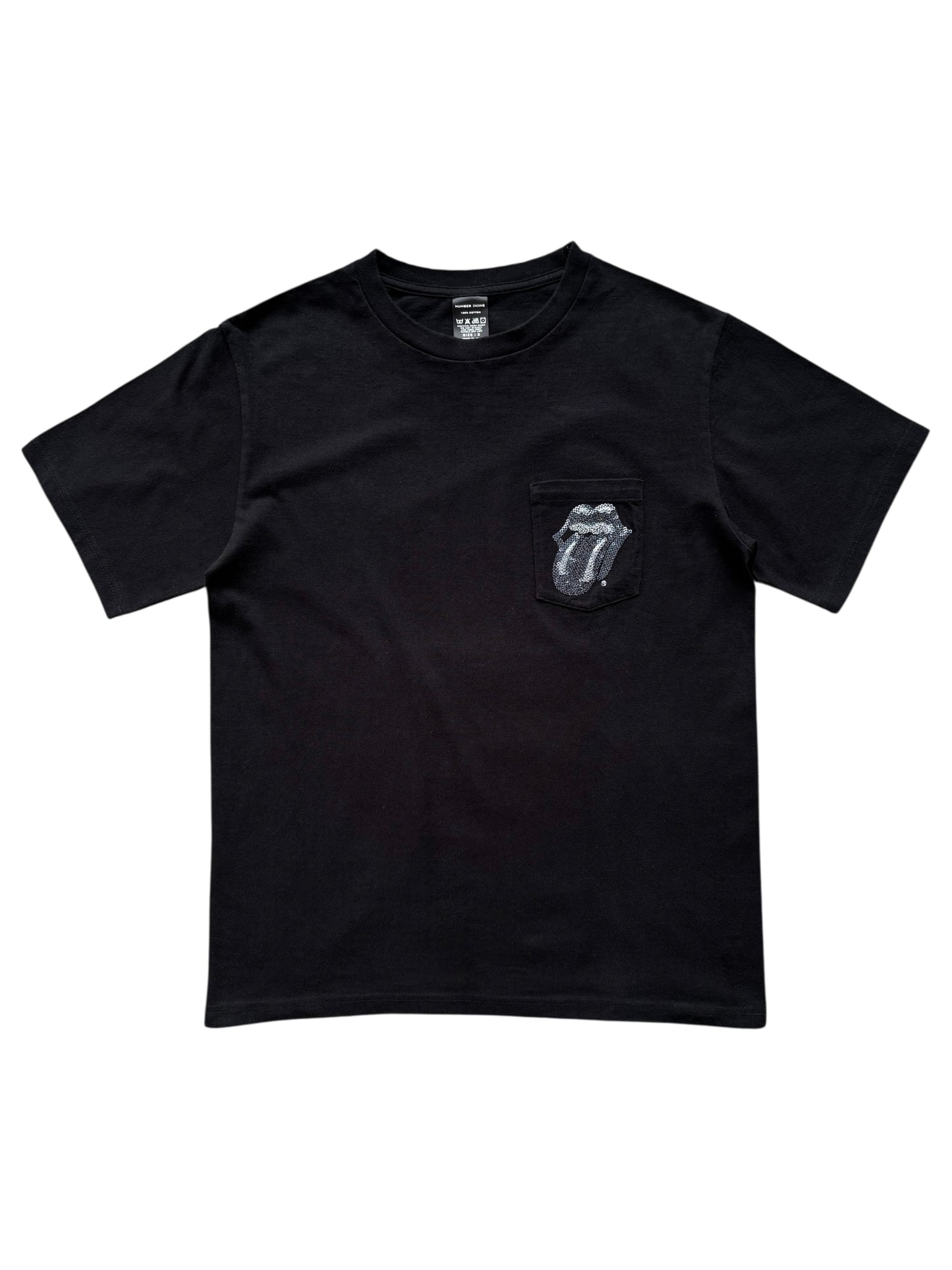 Number Nine Rolling Stones Pailletten T-Shirt (S)