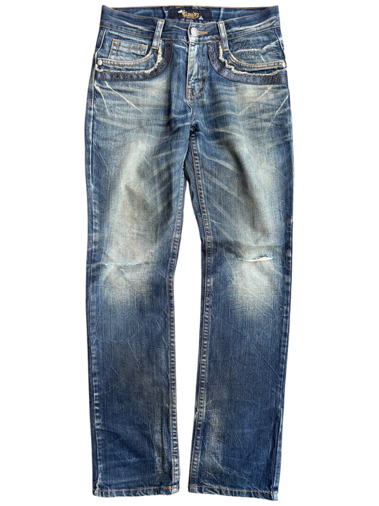 Cloud72 Leather Patch Denim (W30)