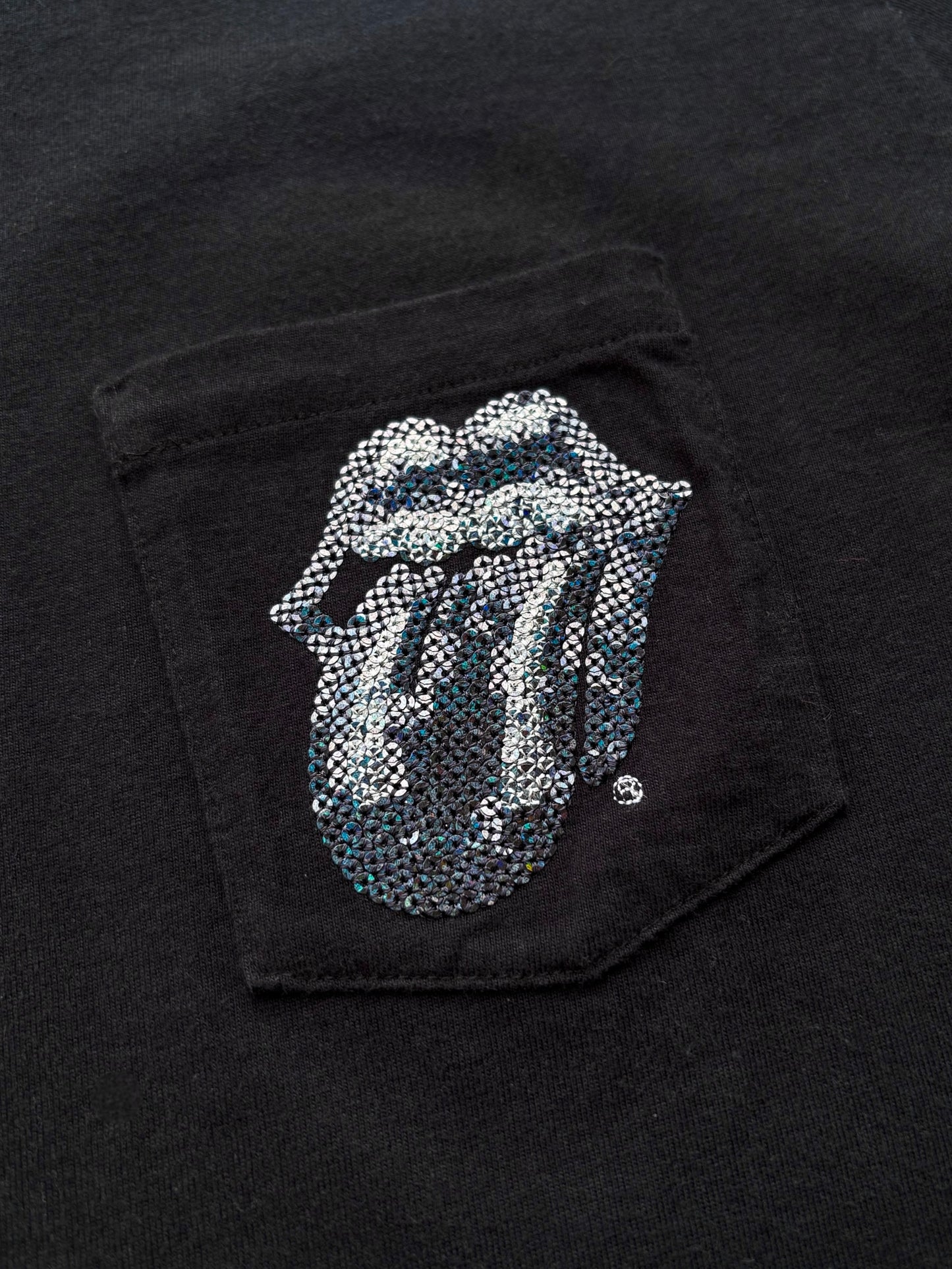 Number Nine Rolling Stones Pailletten T-Shirt (S)